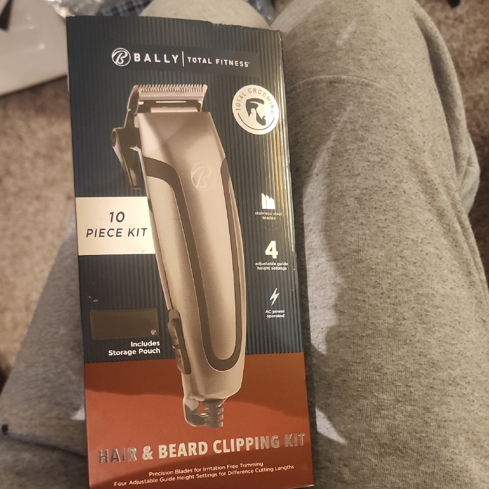 Hair & Beard Clipping Kit - Silver